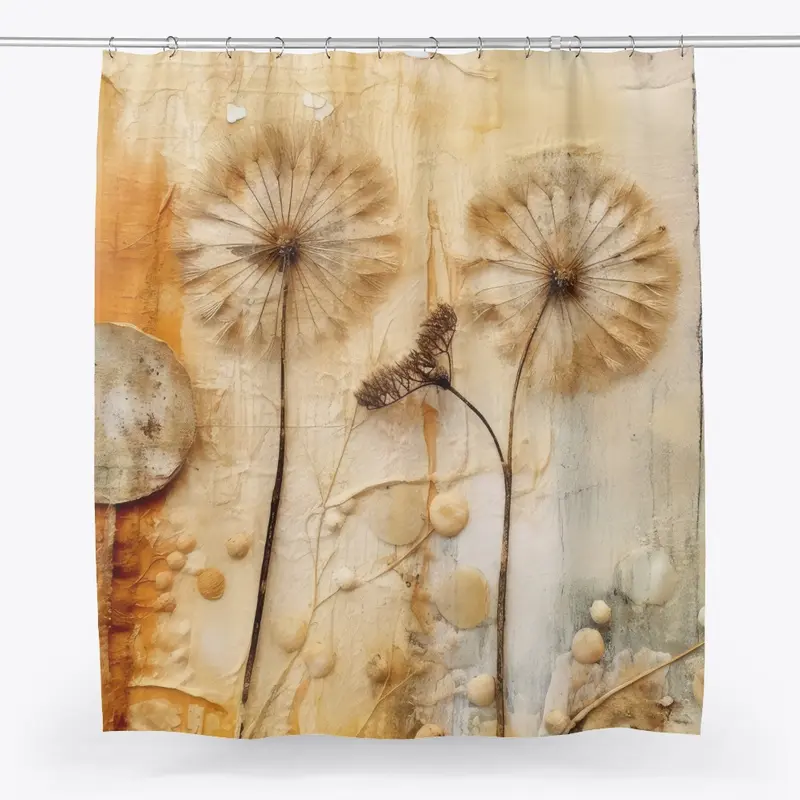 DRIED GATHERINGS SHOWER CURTAIN